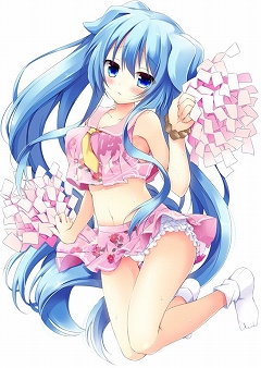 画像ギャラリー No.003のサムネイル画像 / 「桃色大戦ぱいろん」，狛犬の化身「阿行」「吽行」のチアガールVerが登場