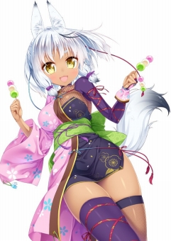画像ギャラリー No.001のサムネイル画像 / 「桃色大戦ぱいろん+」，「九十九あやめ」など3人が春限定仕様で登場