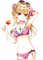 画像ギャラリー No.003のサムネイル画像 / 「桃色大戦ぱいろん+」水着姿のカモミィル,Tetra,アシュリーが登場