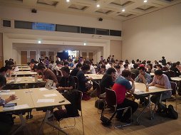 画像ギャラリー No.003のサムネイル画像 / ［CEDEC 2014］七並べを遊ぶとAIが分かる！　「ゼビウス」の生みの親，遠藤雅伸氏のワークショップをレポート
