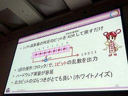 画像ギャラリー No.019のサムネイル画像 / ［CEDEC 2014］ナムコ作品で見る乱数の歴史。「ゲーム世界を動かすサイコロの正体 〜 往年のナムコタイトルから学ぶ乱数の進化と応用」レポート