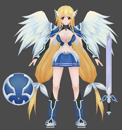 画像ギャラリー No.004のサムネイル画像 / 「アークサイン」,「劇場版そらのおとしもの 〜時計じかけの哀女神(エンジェロイド)〜」タイアップキャラ第1弾「アストレア」実装