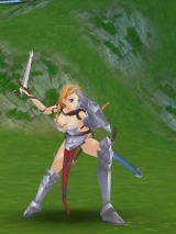 画像ギャラリー No.005のサムネイル画像 / 「アークサイン×クイーンズブレイド」第1弾，放浪の戦士「レイナ」が登場