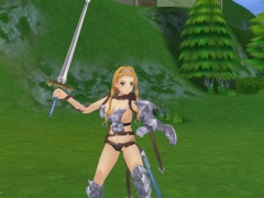 画像ギャラリー No.014のサムネイル画像 / 「アークサイン×クイーンズブレイド」第1弾，放浪の戦士「レイナ」が登場