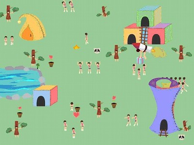 画像ギャラリー No.008のサムネイル画像 / 携帯電話&PC連動ゲーム「それは無理だよ!オオスガさん」,東京ゲームショウ2007会場で大規模αテスト実施