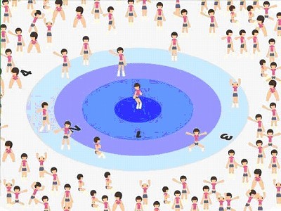 画像ギャラリー No.009のサムネイル画像 / 携帯電話&PC連動ゲーム「それは無理だよ!オオスガさん」,東京ゲームショウ2007会場で大規模αテスト実施