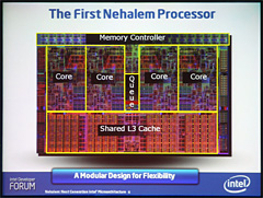 画像ギャラリー No.007のサムネイル画像 / Intel,次世代のデスクトップPC向けCPU「Bloomfield」搭載システムを公開