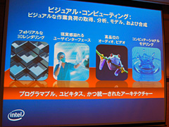 画像ギャラリー No.004のサムネイル画像 / インテルの次世代ビジュアルコンピューティング構想，新ベクトル型命令群AVXやLarrabee，Nehalem最新情報
