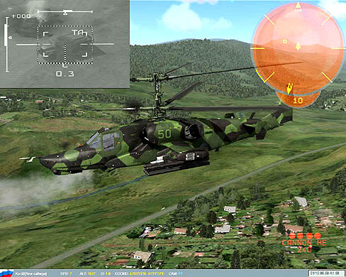画像ギャラリー No.001のサムネイル画像 / ロシアが誇る戦闘ヘリコプターをフィーチャーした，「DCS：Black Shark」のスクリーンショットを掲載