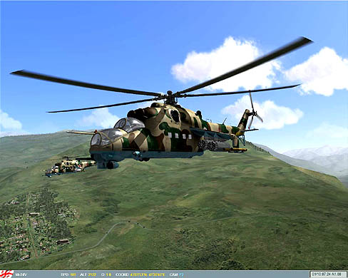 画像ギャラリー No.002のサムネイル画像 / ロシアが誇る戦闘ヘリコプターをフィーチャーした，「DCS：Black Shark」のスクリーンショットを掲載