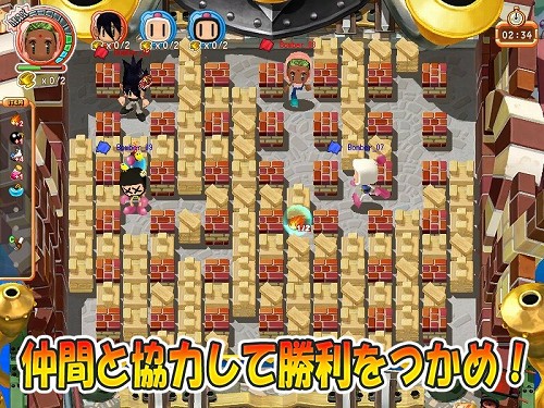 画像ギャラリー No.001のサムネイル画像 / 「ボンバーマンオンライン Japan」最大8名で戦う「チーム戦」を10月29日に実装予定