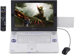 画像ギャラリー No.001のサムネイル画像 / フルHD液晶搭載の東芝のAVノートPCが「MHF」推奨PCに追加