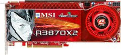 画像ギャラリー No.002のサムネイル画像 / MSI，クロックアップ版のATI Radeon HD 3870 X2カードを発売