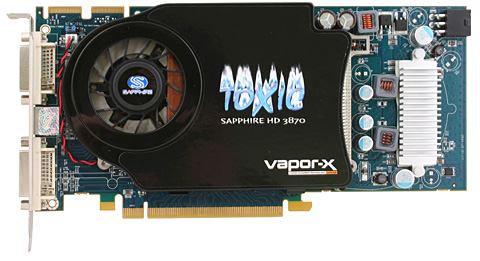画像ギャラリー No.001のサムネイル画像 / Sapphire，1スロット仕様のクーラー搭載版Radeon HD 3870カード