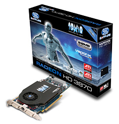 画像ギャラリー No.002のサムネイル画像 / Sapphire，1スロット仕様のクーラー搭載版Radeon HD 3870カード
