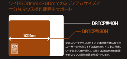 画像ギャラリー No.003のサムネイル画像 / DHARMAPOINT，ゲーマー向けマウスパッドの小型モデルを6月発売