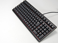 画像ギャラリー No.002のサムネイル画像 / “Cherry茶軸”採用の赤い限定版,DHARMAPOINT製キーボード「DRTCKB102UBRT」テストレポート