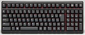 画像ギャラリー No.003のサムネイル画像 / “Cherry茶軸”採用の赤い限定版,DHARMAPOINT製キーボード「DRTCKB102UBRT」テストレポート