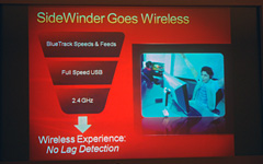 画像ギャラリー No.021のサムネイル画像 / 「SideWinder X8 Mouse」詳報。穴のないスペックは，ゲーマー向けワイヤレスマウスの概念を変えるか？