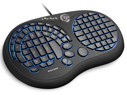 画像ギャラリー No.002のサムネイル画像 / ゲーマー向け“片手用フルキーボード”「Warrior Xxtreme」が2008年2月発売