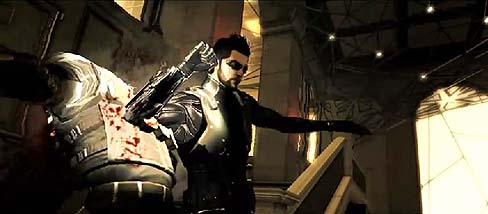 画像ギャラリー No.001のサムネイル画像 / 「Deus Ex: Human Evolution」の最新ムービーが海外メディアで公開。オーグメンテーションによる超人パワーで，敵を美しく血祭りに