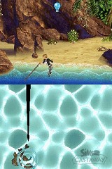 画像ギャラリー No.011のサムネイル画像 / 連載「PCゲームを持ち出そう！」。第23回はNDS用人生シミュレーション「The Sims 2 Castaway」を紹介