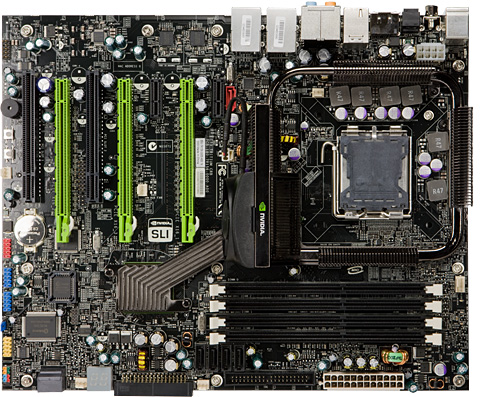 画像ギャラリー No.002のサムネイル画像 / NVIDIA，Quad＆3-way SLI対応のフラグシップチップセット「nForce 790i」
