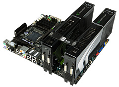 画像ギャラリー No.010のサムネイル画像 / NVIDIA，Quad＆3-way SLI対応のフラグシップチップセット「nForce 790i」