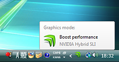画像ギャラリー No.009のサムネイル画像 / 「Hybrid SLI」は消費電力を気にするゲーマーに向けた最終回答となるか?