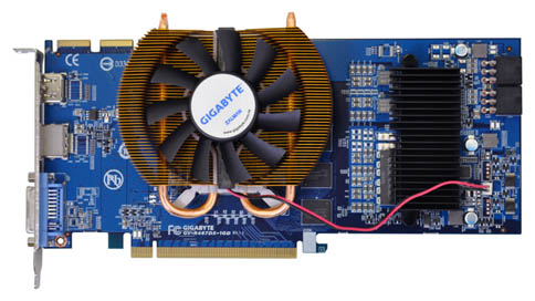 画像ギャラリー No.001のサムネイル画像 / HDMI&DP両対応,Zalmanクーラー搭載のGIGABYTE製HD 4870