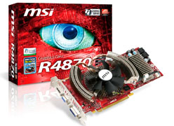 画像ギャラリー No.001のサムネイル画像 / MSI，オリジナルクーラー採用のメモリ1GB版HD 4870カードを発表