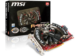 画像ギャラリー No.002のサムネイル画像 / MSI，「15℃冷える」オリジナルクーラー搭載のHD 4890カードなど3製品