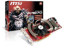 画像ギャラリー No.004のサムネイル画像 / MSI，「15℃冷える」オリジナルクーラー搭載のHD 4890カードなど3製品