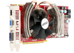 画像ギャラリー No.005のサムネイル画像 / MSI，「15℃冷える」オリジナルクーラー搭載のHD 4890カードなど3製品