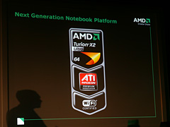 画像ギャラリー No.004のサムネイル画像 / ［COMPUTEX 2008＃10］AMD，新世代ノートPCプラットフォーム「Turion X2 Ultra」発表会で外付けグラフィックスカードを披露