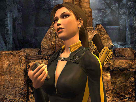 画像ギャラリー No.005のサムネイル画像 / クロフト邸が燃え上がる「Tomb Raider：Underworld」のスクリーンショットを掲載