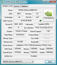 画像ギャラリー No.008のサムネイル画像 / 新世代ハイエンドのプライドを保てるか。「GeForce 9800 GTX」レビュー掲載