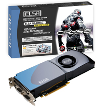 画像ギャラリー No.001のサムネイル画像 / ELSA,「クライシス」推奨のGeForce 9800 GTX搭載カードを発売
