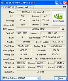 画像ギャラリー No.006のサムネイル画像 / 55nm版GeForce 9800 GTを試す。今度こそ省電力化＆HybridPower対応を実現