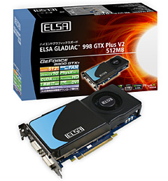 画像ギャラリー No.001のサムネイル画像 / ELSA，カード長229mm＆補助電源1系統の9800 GTX＋カードなど