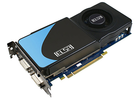 画像ギャラリー No.003のサムネイル画像 / ELSA，カード長229mm＆補助電源1系統の9800 GTX＋カードなど