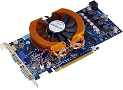 画像ギャラリー No.002のサムネイル画像 / Zalmanクーラー＆OC仕様のGIGABYTE製9800 GTにメモリ1GB版