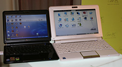 画像ギャラリー No.009のサムネイル画像 / ［COMPUTEX 2008＃09］ASUS，日本上陸予定の第2世代Eee PCを発表。ゲームなどの高負荷時には自動でクロックアップ