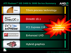 画像ギャラリー No.009のサムネイル画像 / エントリー向けGPUでもDX10.1。AMD,「ATI Radeon HD 3600/3400」を発表