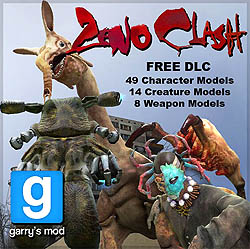 画像ギャラリー No.001のサムネイル画像 / 「Zeno Clash」のキャラクターモデルが,「Garry's Mod」用に公開