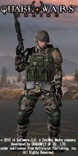 画像ギャラリー No.002のサムネイル画像 / 「QuakeWarsOnline」スクリーンショット35枚を掲載。戦車や車両，ヘリコプターなどさまざまな兵器を見てみよう