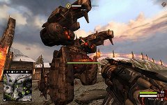 画像ギャラリー No.012のサムネイル画像 / 「QuakeWarsOnline」，地球外生命体「STROGG」が使用する“異形態基本戦闘車両”の画像を掲載。強力な砲撃が可能という巨大ロボットの姿も
