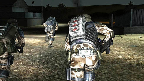画像ギャラリー No.001のサムネイル画像 / 韓国DragonFly，「QuakeWarsOnline」の新ゲームモードである「Manhunt」のプレイシーンを収めたムービーを公開。雰囲気はまるでホラー映画