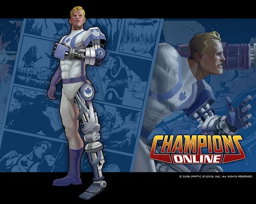 画像ギャラリー No.001のサムネイル画像 / 「Champions Online」，廃墟と化したテーマパークを写したショット