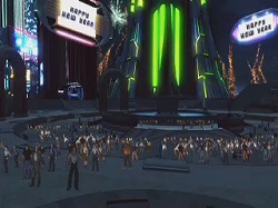 画像ギャラリー No.001のサムネイル画像 / 「Champions Online」，スーパーヒーロー達が新年を祝うムービー公開